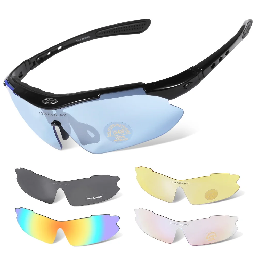 11In1 Unbreakable Sports Glasses Fits Men & Women for Cycling, Running, Sailing