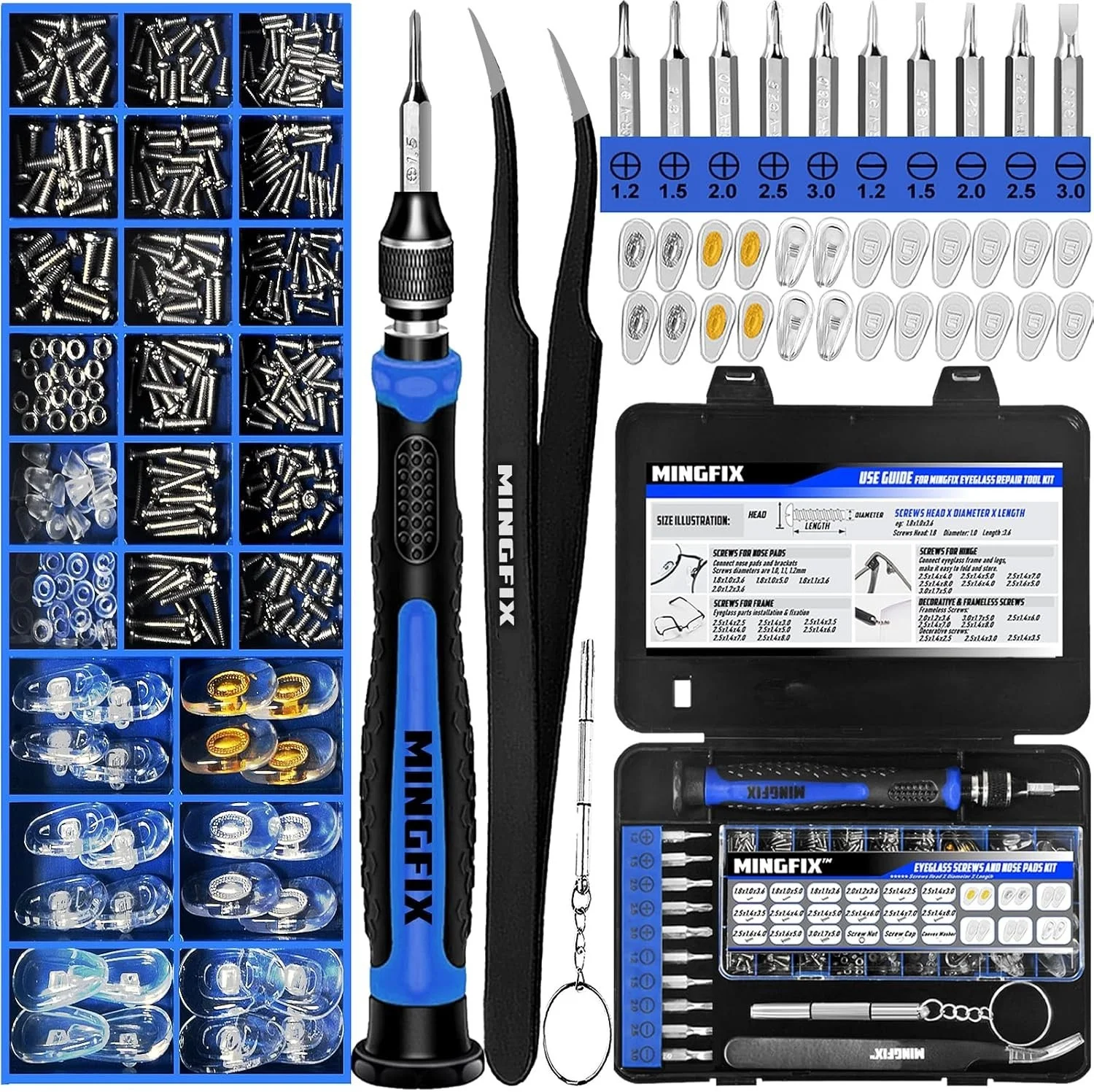 11pc Eyeglass Repair Kit - Everything you need QUICK & FREE SHIPPING!!! 3