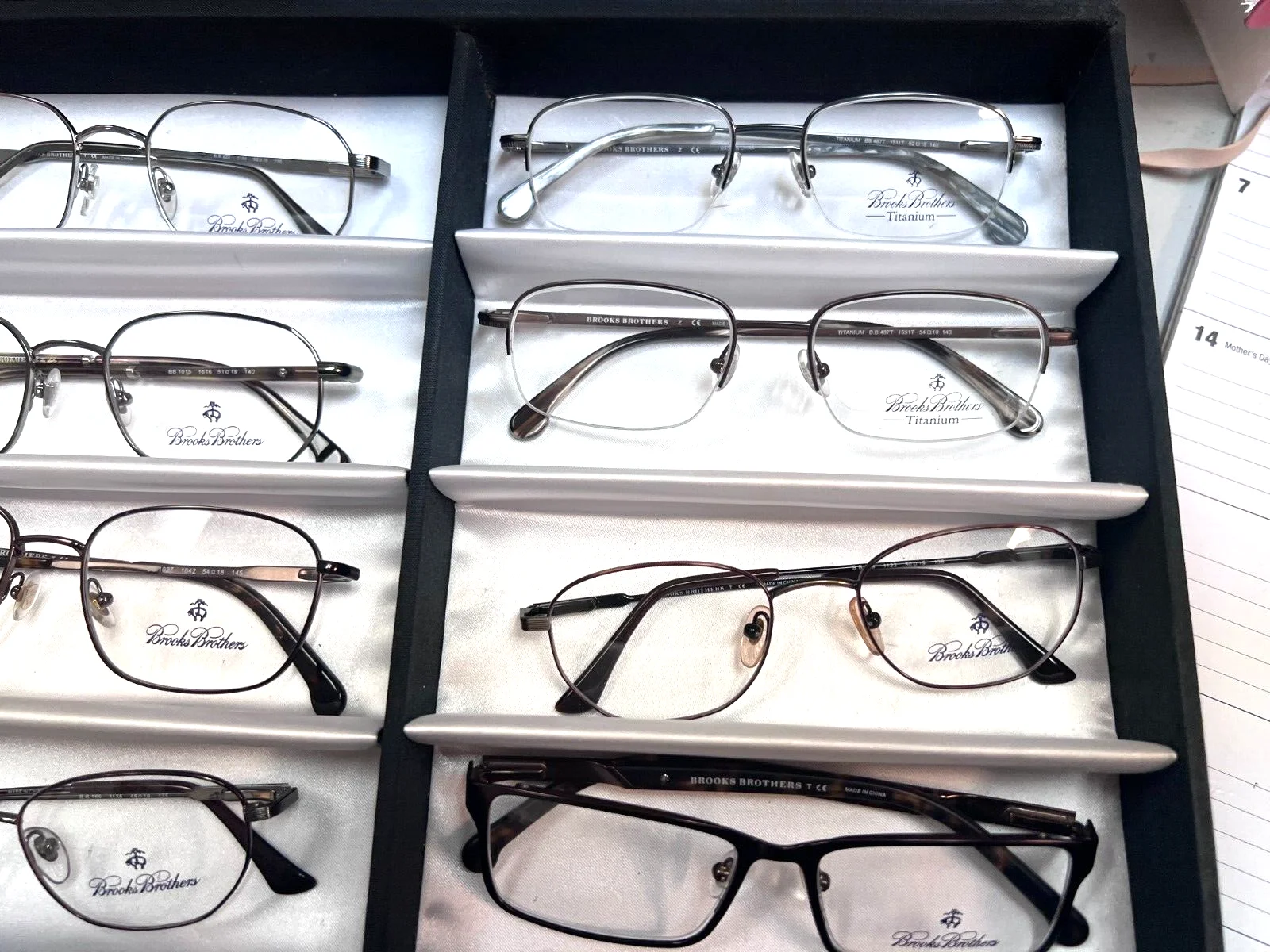 12 BROOKS BROTHERS LOT EYEGLASSES OPTICAL Frames WHOLESALE 3