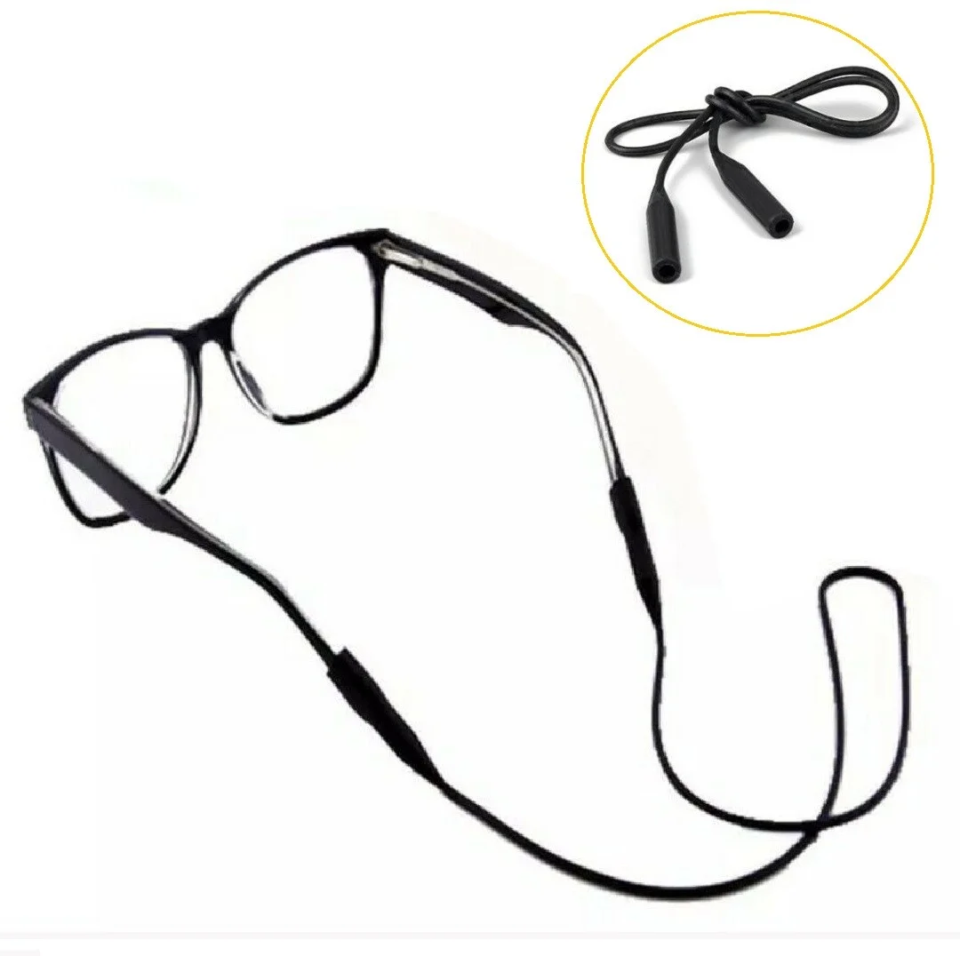 1/2 Glasses Silicone Strap Neck Cord Sunglasses Eyeglasses String Lanyard Holder 1