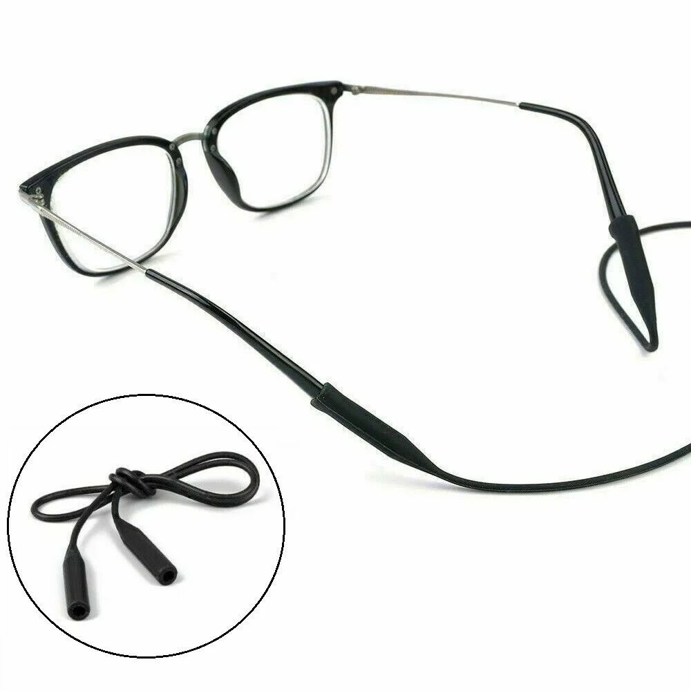 1/2 Glasses Silicone Strap Neck Cord Sunglasses Eyeglasses String Lanyard Holder 3