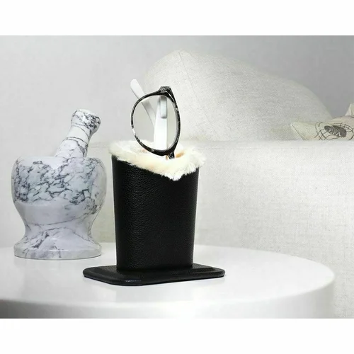 1/2 Pack Eyeglass Holder Stands with Soft Plush Lining for Desk Black Brown US
