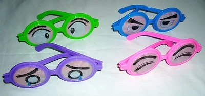 12 pair Weird Funny Emotion Eyeglasses Joke Gag Plastic Eye Spectacle Glasses :) 1
