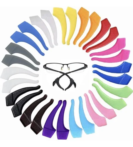 12 Pairs Anti Slip Holder Silicone Grip Ear Hook Tip Glasses Eyeglasses Retainer