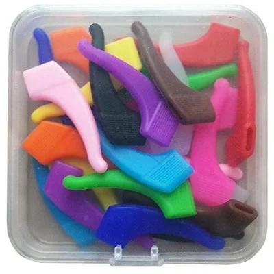 12 Pairs Eyeglass Ear Grips Anti-Slip Silicone Elastic Retainers Glasses Holder 2