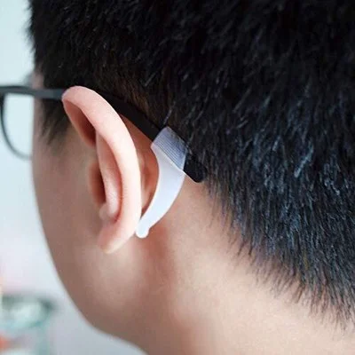 12 Pairs Eyeglass Ear Grips Anti-Slip Silicone Elastic Retainers Glasses Holder 4