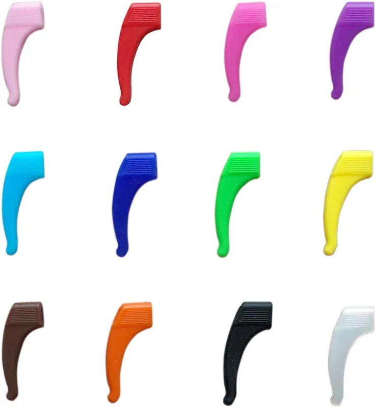 12 Pairs Silicone Eyeglass Straps Retainers Anti-Slip Sport Holders 4