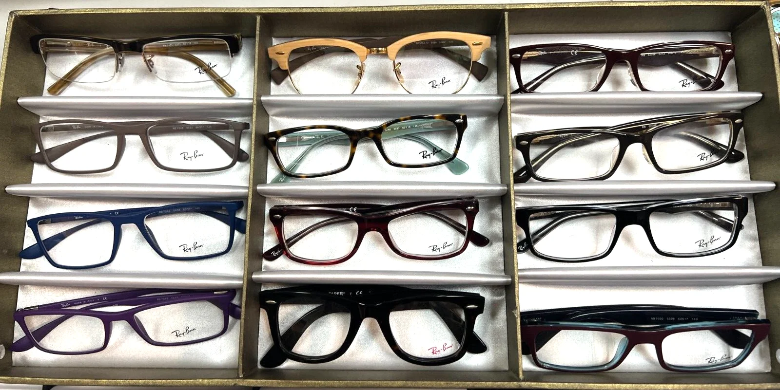 12 RAY BAN Eyeglasses OPTICAL FRAMES Wholesale LOT MIXED COLORS UNISEX