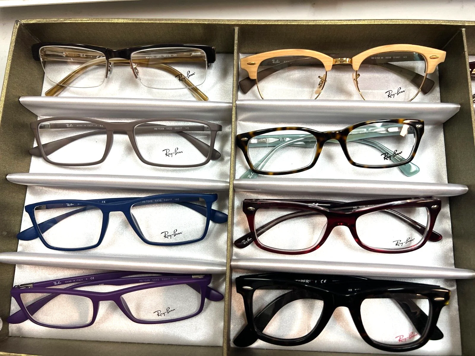 12 RAY BAN Eyeglasses OPTICAL FRAMES Wholesale LOT MIXED COLORS UNISEX 2