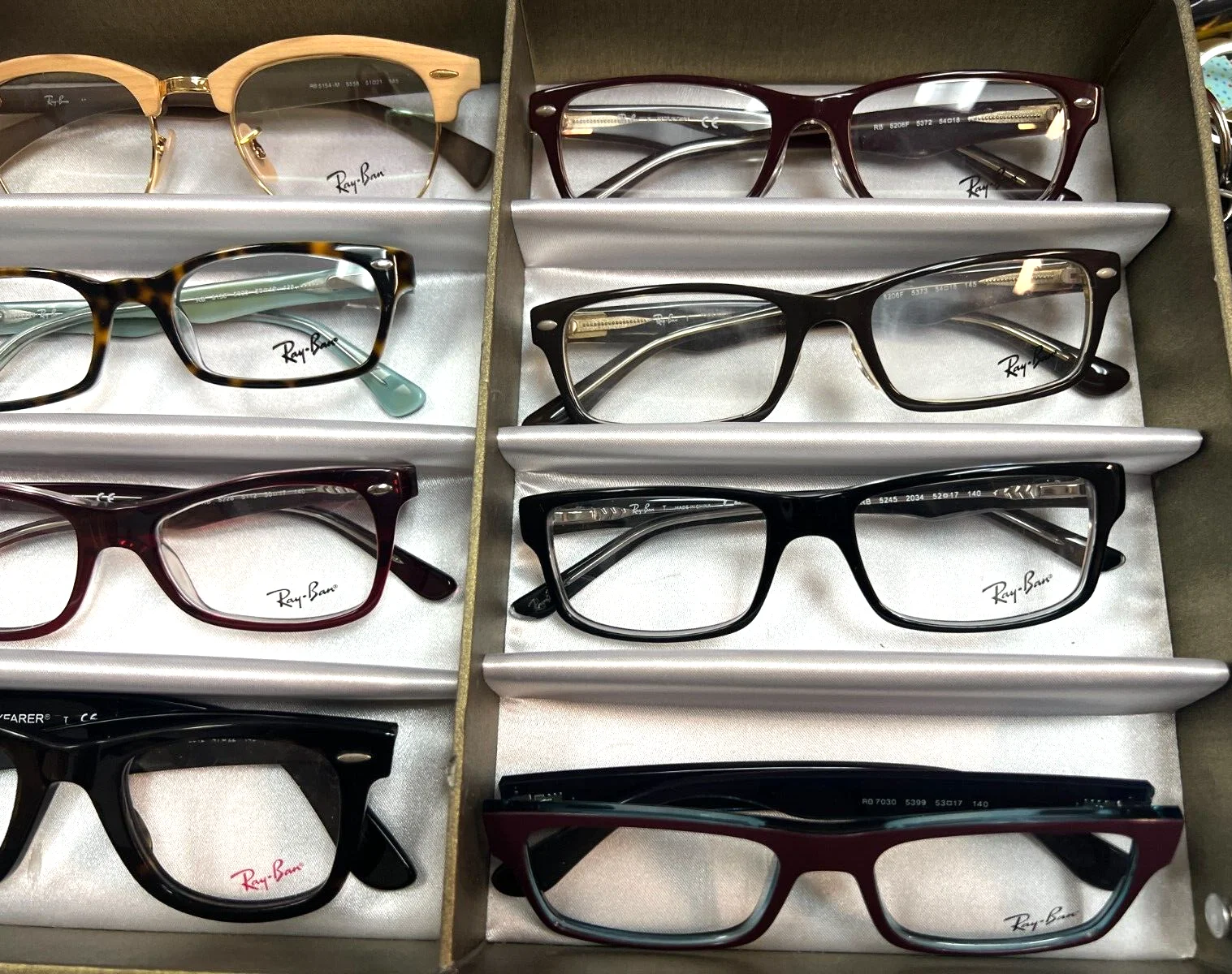 12 RAY BAN Eyeglasses OPTICAL FRAMES Wholesale LOT MIXED COLORS UNISEX 3