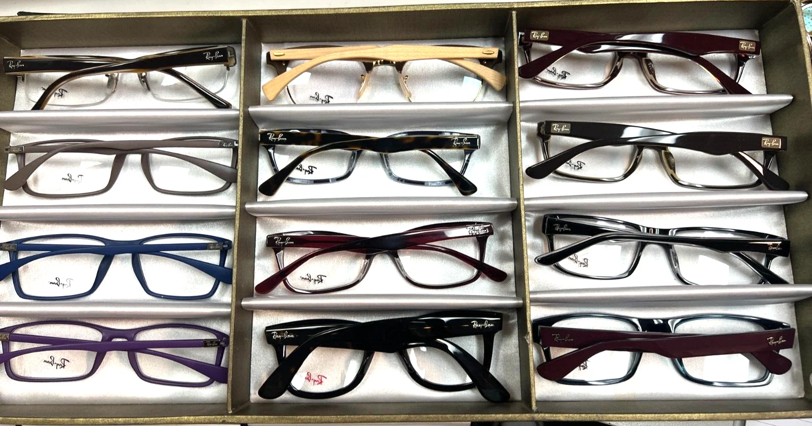 12 RAY BAN Eyeglasses OPTICAL FRAMES Wholesale LOT MIXED COLORS UNISEX 4