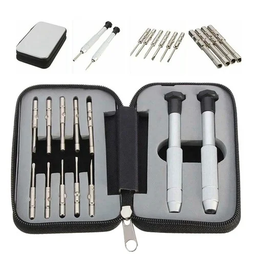 12pcs Driver Kit Vintage For Cartier Sunglasses C decor Rimless Eyeglasses Tool