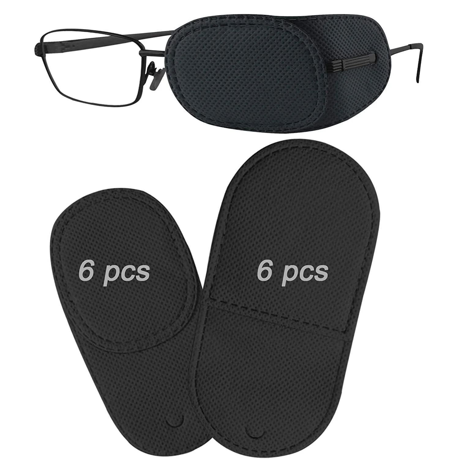 12PCS Eye Patches for Adults Kids Medical Eye Patch for Glasses Treat Lazy Ey...
