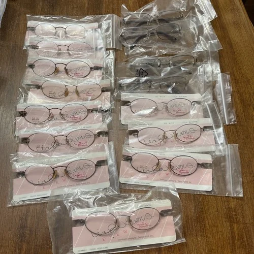 15 PAIR NOS LINDA EVANS EYEWEAR EYEGLASSES FRAMES