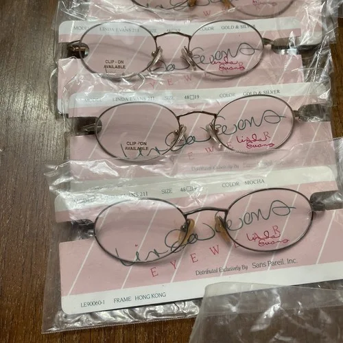 15 PAIR NOS LINDA EVANS EYEWEAR EYEGLASSES FRAMES 2
