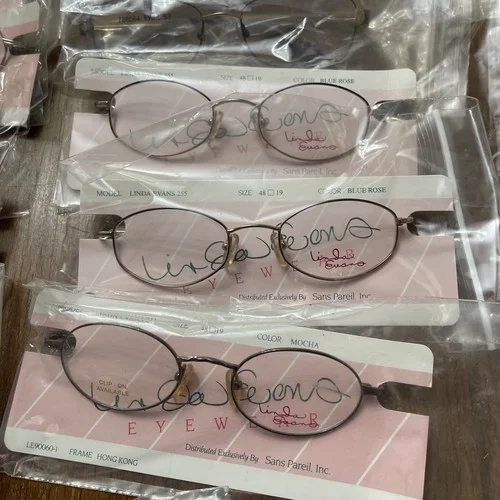 15 PAIR NOS LINDA EVANS EYEWEAR EYEGLASSES FRAMES 3