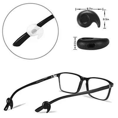 16 Pairs Eyeglasses Retainers Silicone Holder Comfort Ear Grip Hooks Protectors 4