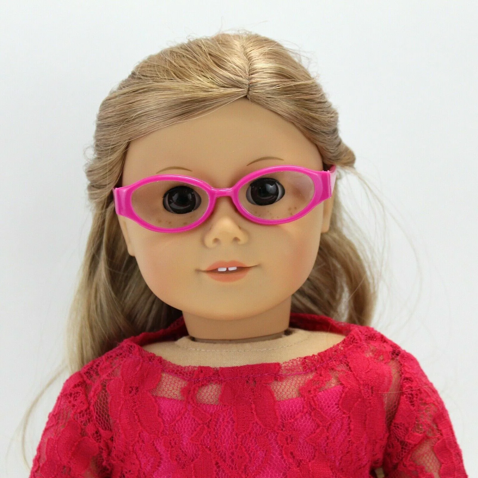 18 Inch Doll Glasses - Plastic Rimmed Eyeglasses Sized for American Girl Dolls 2