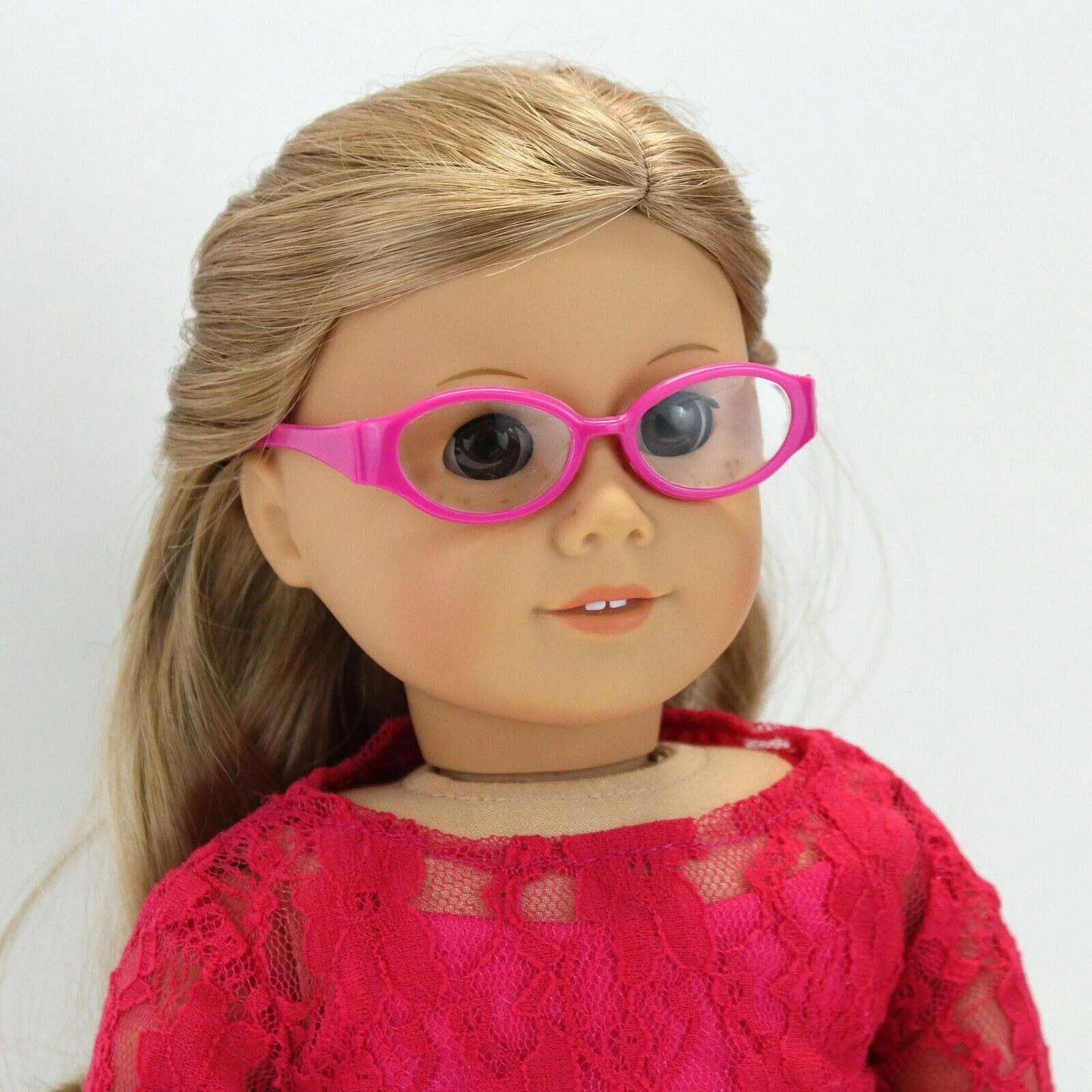 18 Inch Doll Glasses - Plastic Rimmed Eyeglasses Sized for American Girl Dolls 3