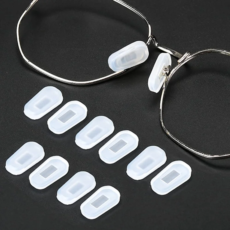 18 Pairs Eyeglass Nose Pad Covers, anti Slip Eyeglasses Nose Pad Silicone Nose
