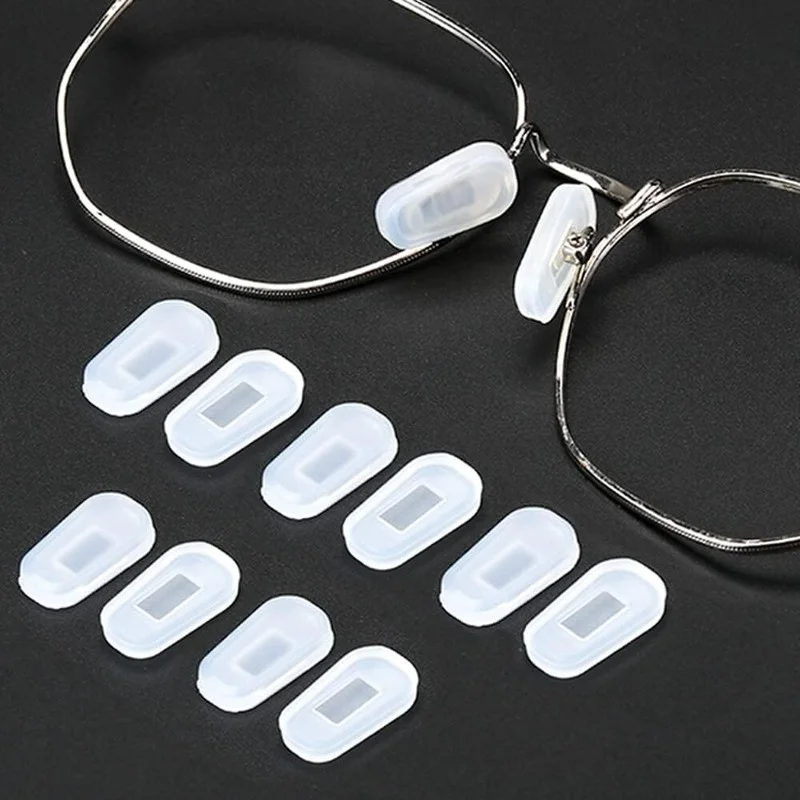 18 Pairs Eyeglass Nose Pad Covers, anti Slip Eyeglasses Nose Pad Silicone Nose 2