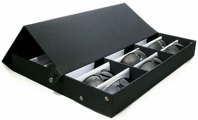 18 Slot Eyeglass sunglasses Display Glasses Storage Grid Stand Case Box Holder 2