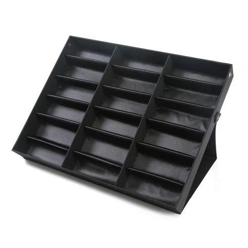 18 Slot Eyeglass Sunglasses Organizer Display for Multiple Eyewear Display Case 4