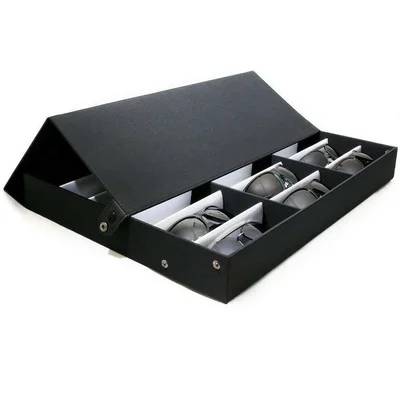18pcs Eye Glasses Case Eyewear Sunglasses Display Storage Box Holder Organizer 3