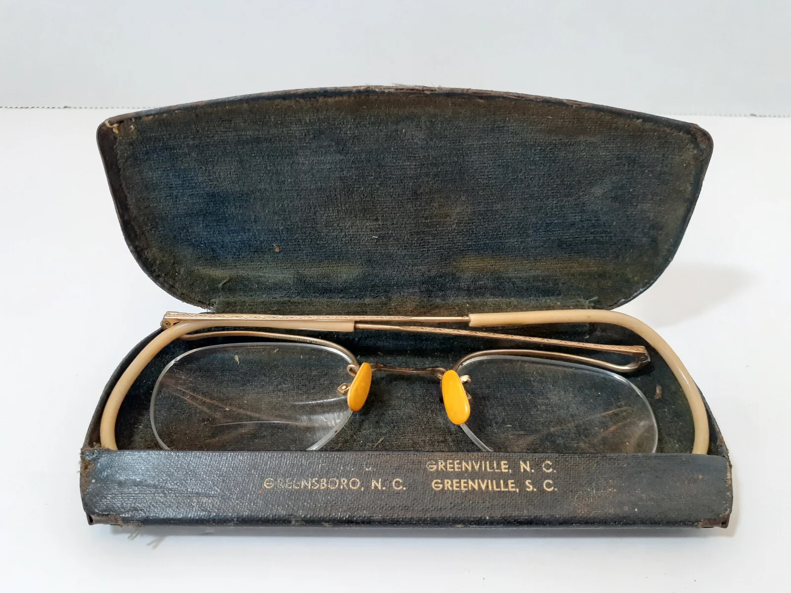 1930s American Optical Eyeglasses AO 1/10 12K GF Gold Wire Rim Frames Vintage