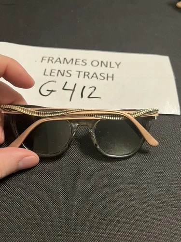 1950s Vtg Horn Rim Eyeglasses Frames Liberty Rockabilly Rhinestones For Parts