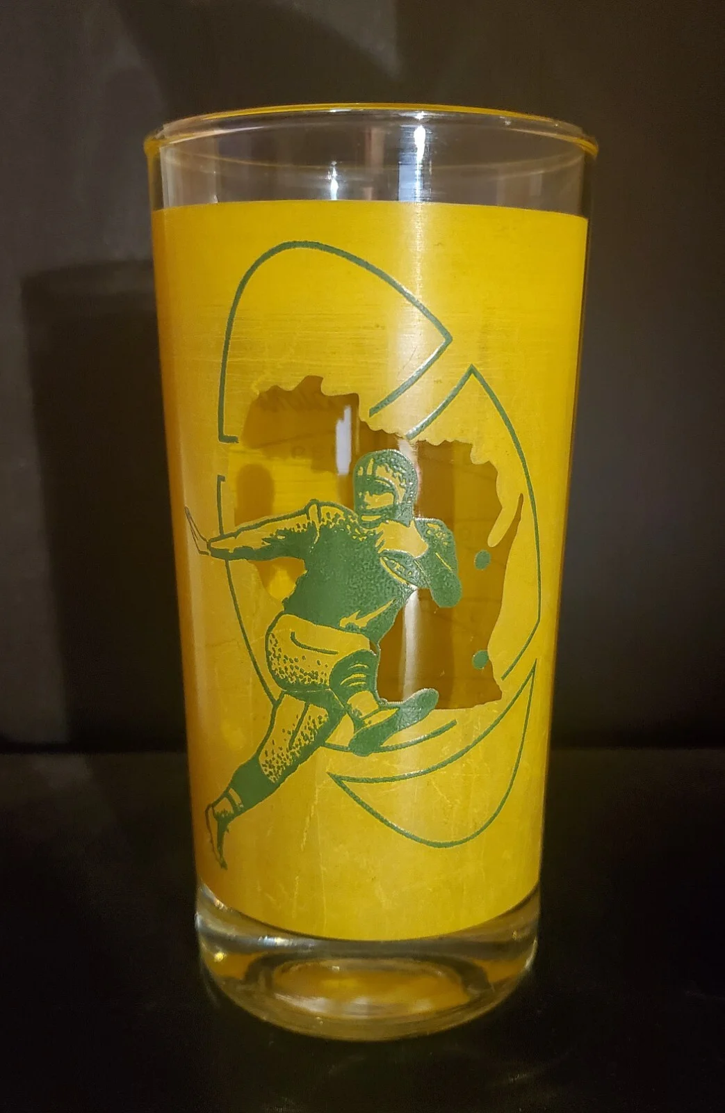1963 Green Bay Packers glass World Champions Lombardi Starr Nitschke Taylor