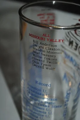 1965 Tulsa Golden Hurricane football, Bluebonnet Bowl commemorative glass, NICE 4