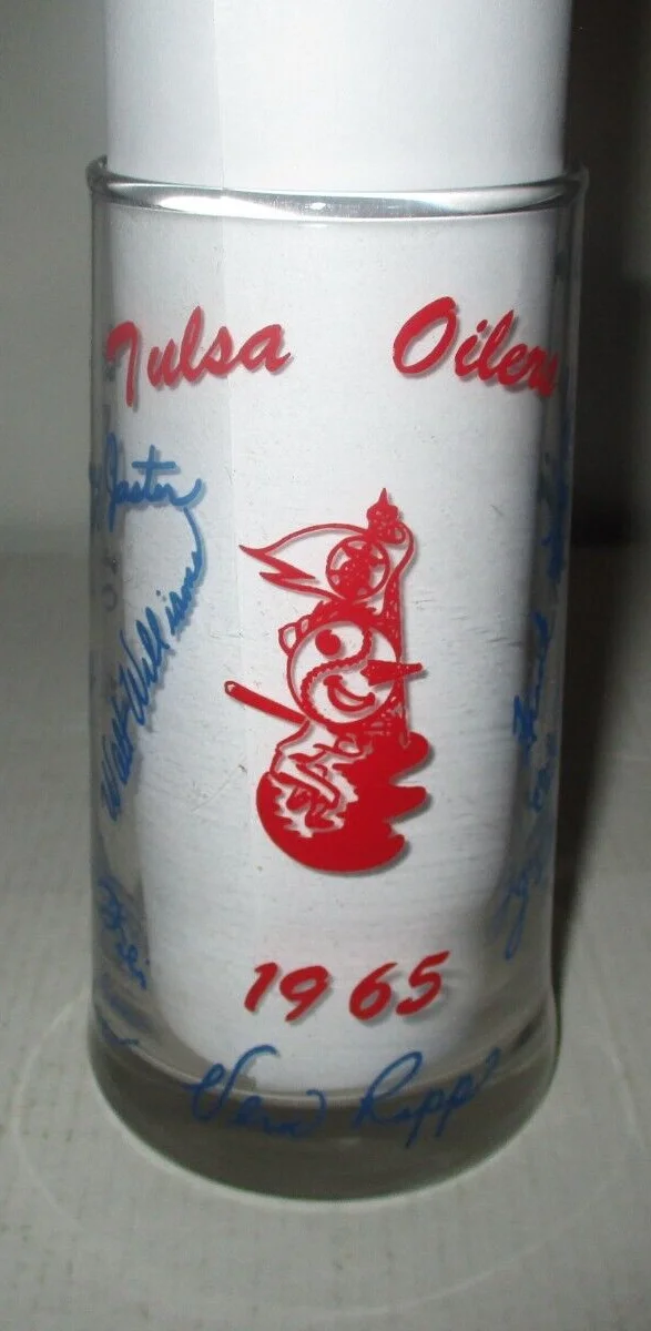 1965 Tulsa Oilers Glass - St. Louis Cardinals Farm Team