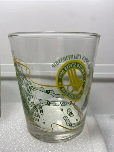 1979 Souvenir Drinking Glass US Golf Open Toledo Inverness Toledo Hale Irwin 4