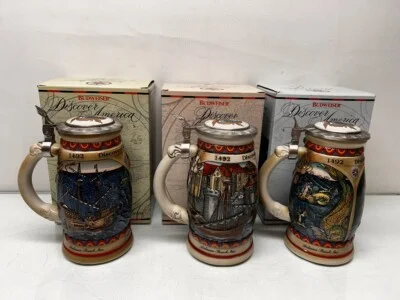 1992 Budweiser Discover America Stein