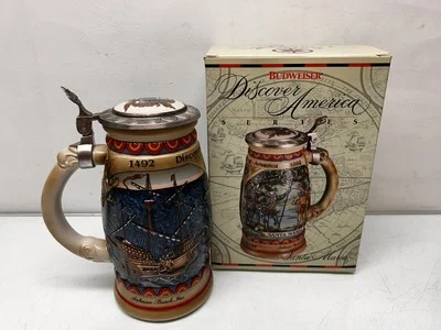 1992 Budweiser Discover America Stein 2