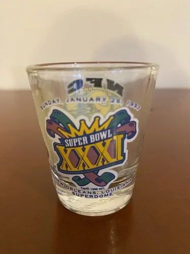 1996 green bay packers nfc championship Shot Glass 2