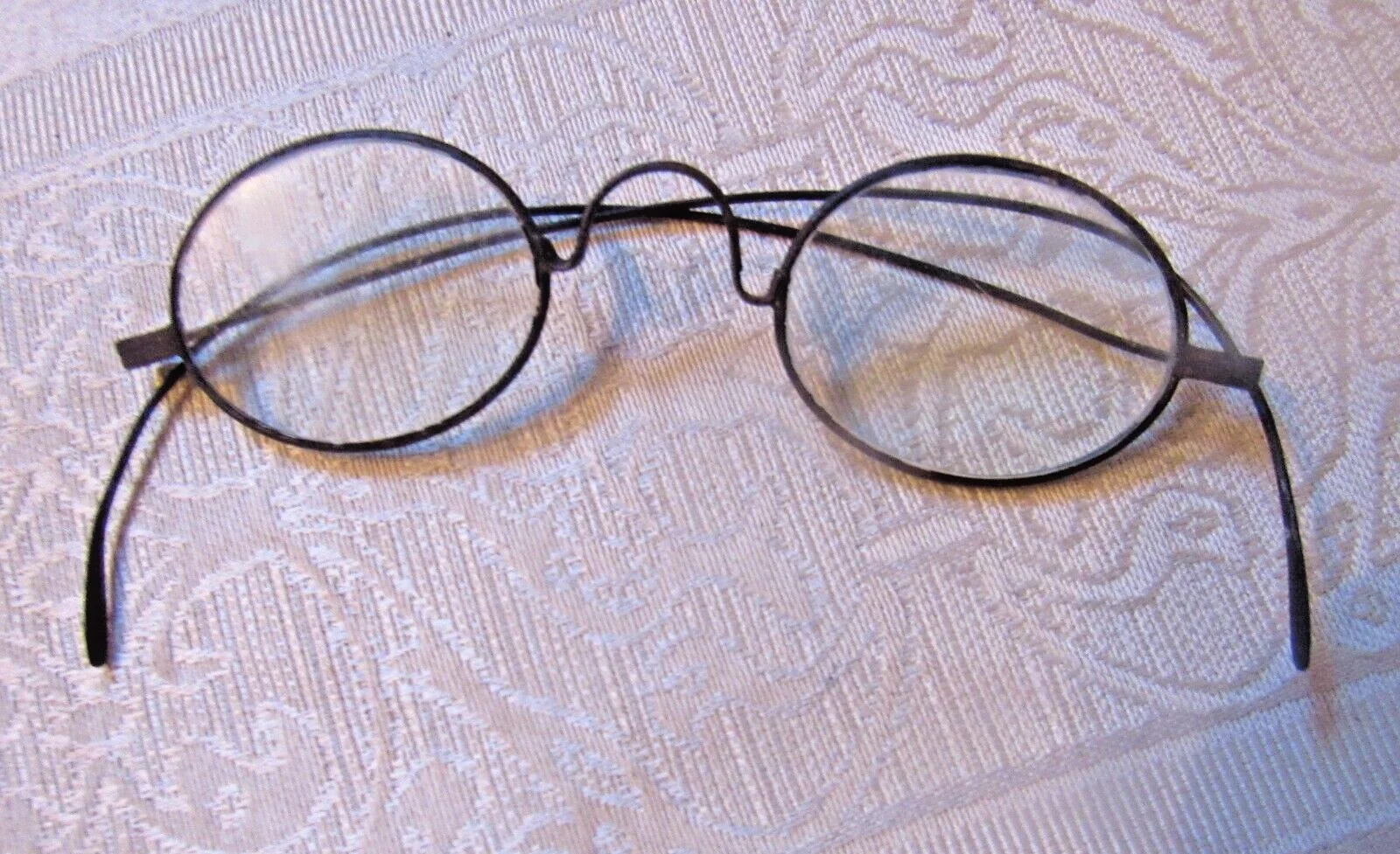 19th Century. WIRE FRAMED SPECTACLES, Civil War era