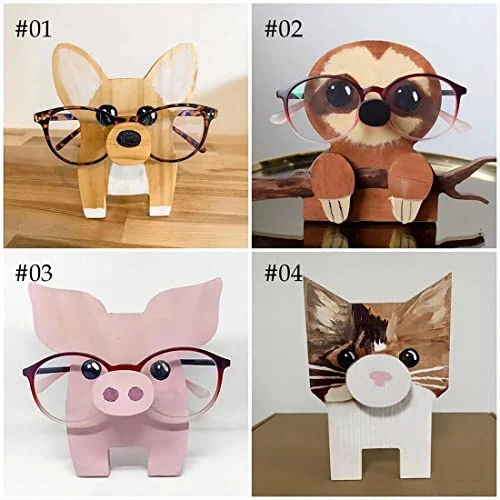 1PCS NEW Animal Glasses Holder Pet Glasses Stand Eyeglass Stand For Kids Gift 2