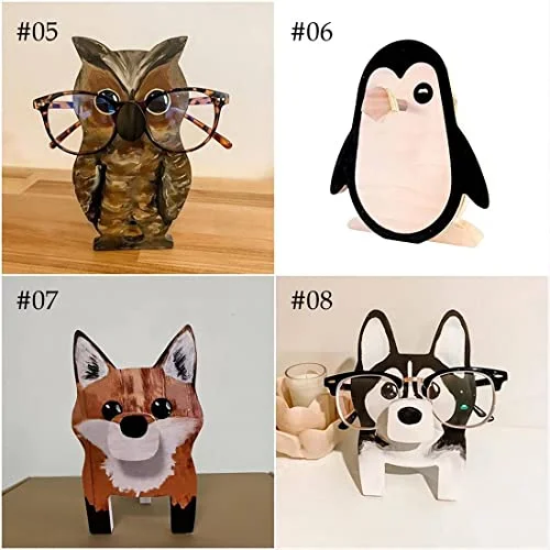 1PCS NEW Animal Glasses Holder Pet Glasses Stand Eyeglass Stand For Kids Gift 3
