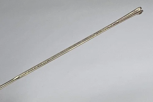 1pr NOS 12k Yellow Gold Filled Eyeglass Repair 6.5” Wire Cable Ear Arm Temple Fl 2