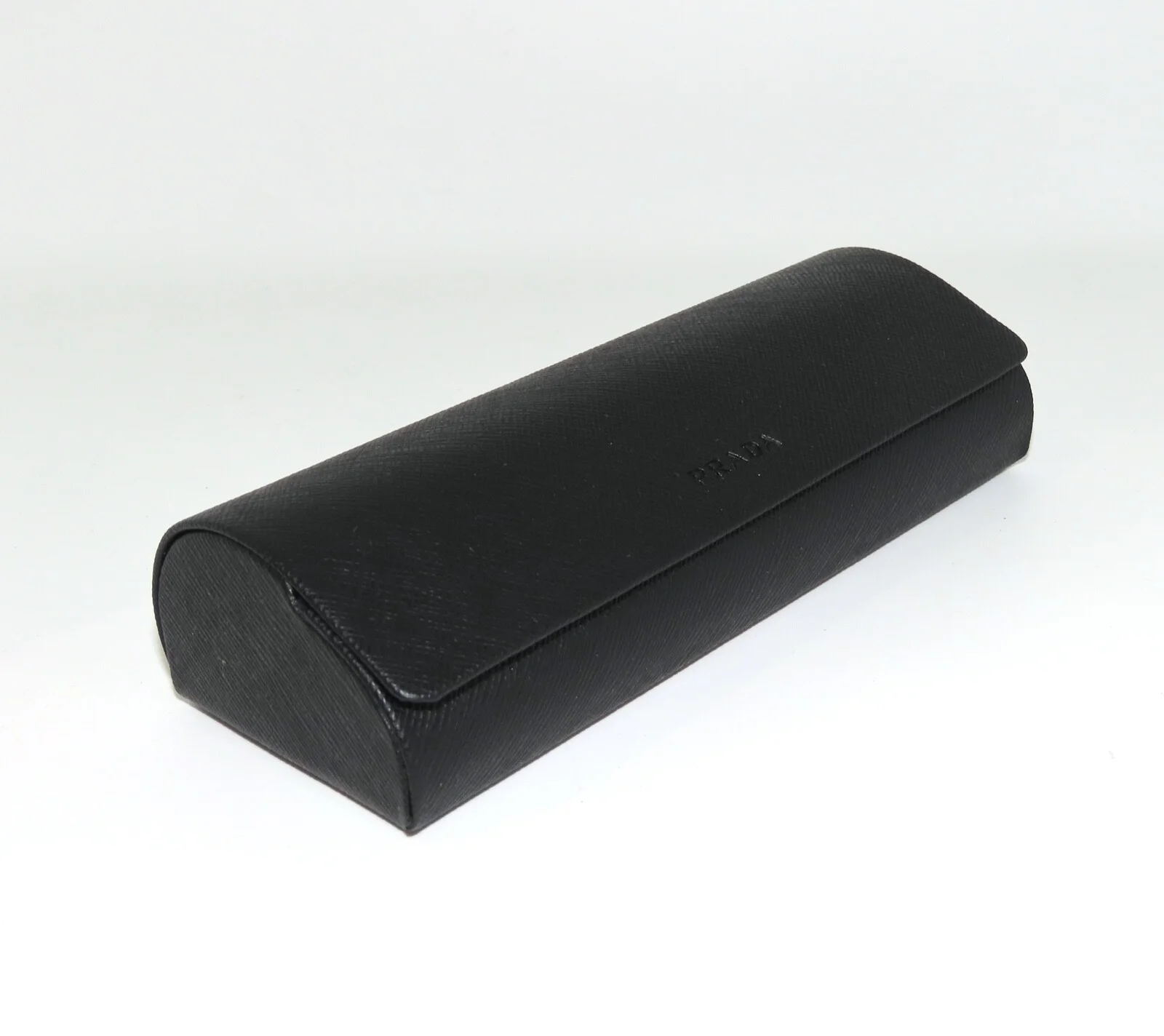 1x Prada Saffiano Black Hard Cell Eyeglasses & Small Sunglasses Case 3
