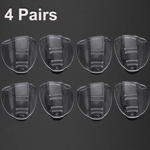 2-4 Pair Side Shields for Eye Glasses Slip On Safety Eyeglasses Shield Universal 3