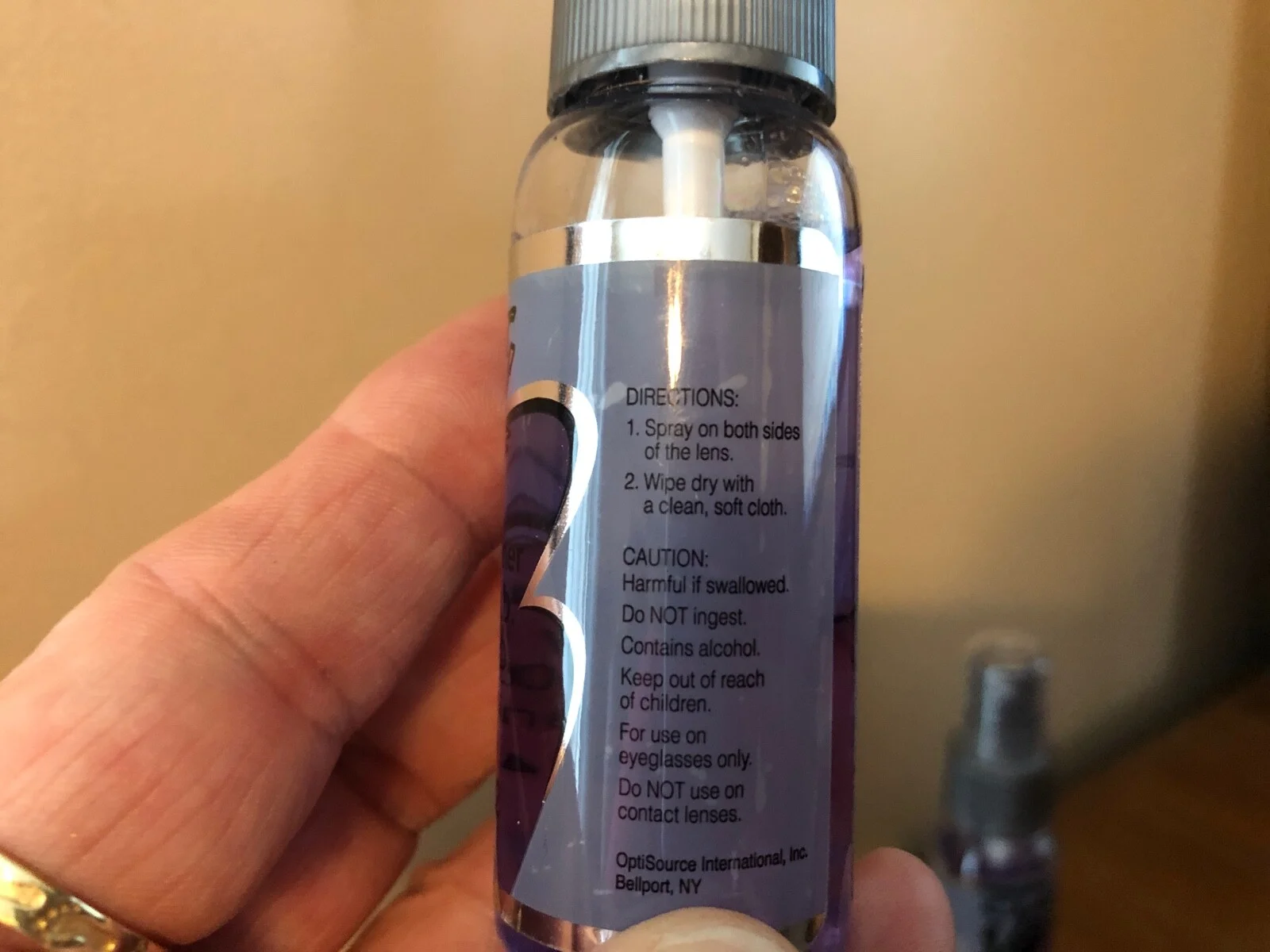 2 Clear View Eyeglass Lens Cleaner Spray 1 oz -Travel Size and Microfiber Cloth 3
