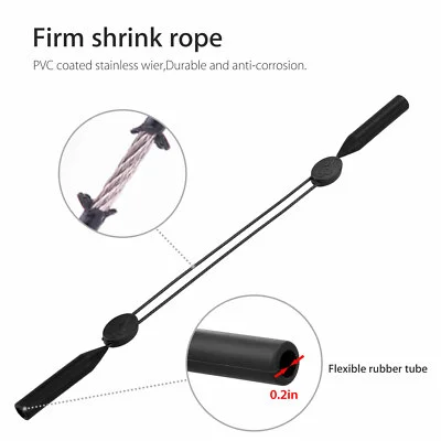 2 Pack Glasses Strap Neck Cord Sport Eyeglasses Band Sunglass Rope String Holder 3