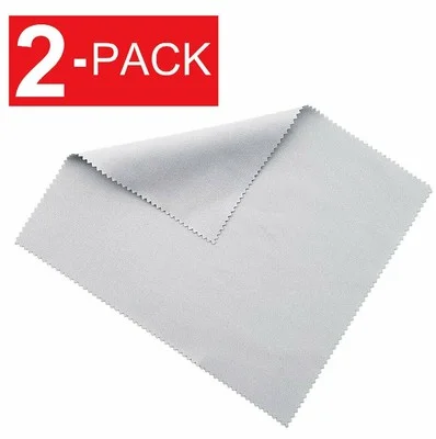 2-Pack Premium Microfiber Cloth Eyeglass Sunglasses Cleaning Camera LCD Screen 3
