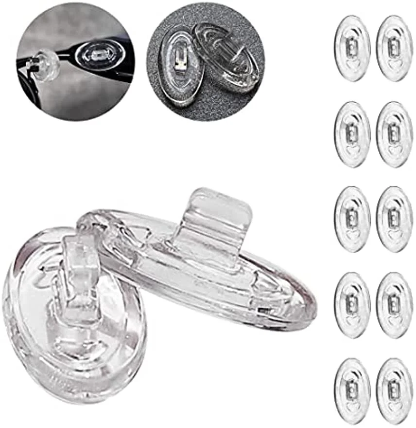 2 Pair Clear Replacement Nose Pads Pieces for-Oakley Gauge 3.1 OX5126 Eyeglasses