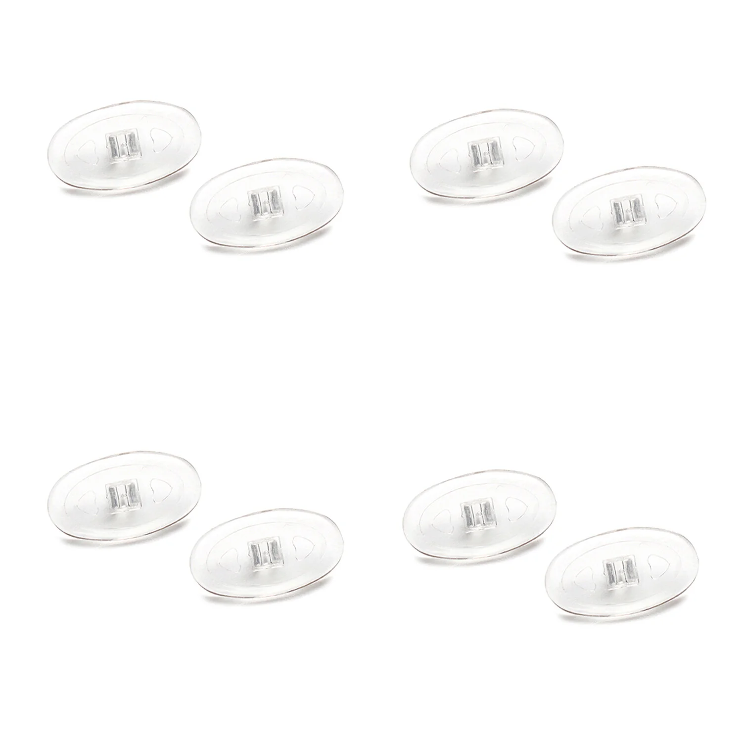 2 Pair Clear Replacement Nose Pads Pieces for-Oakley Gauge 3.1 OX5126 Eyeglasses 3