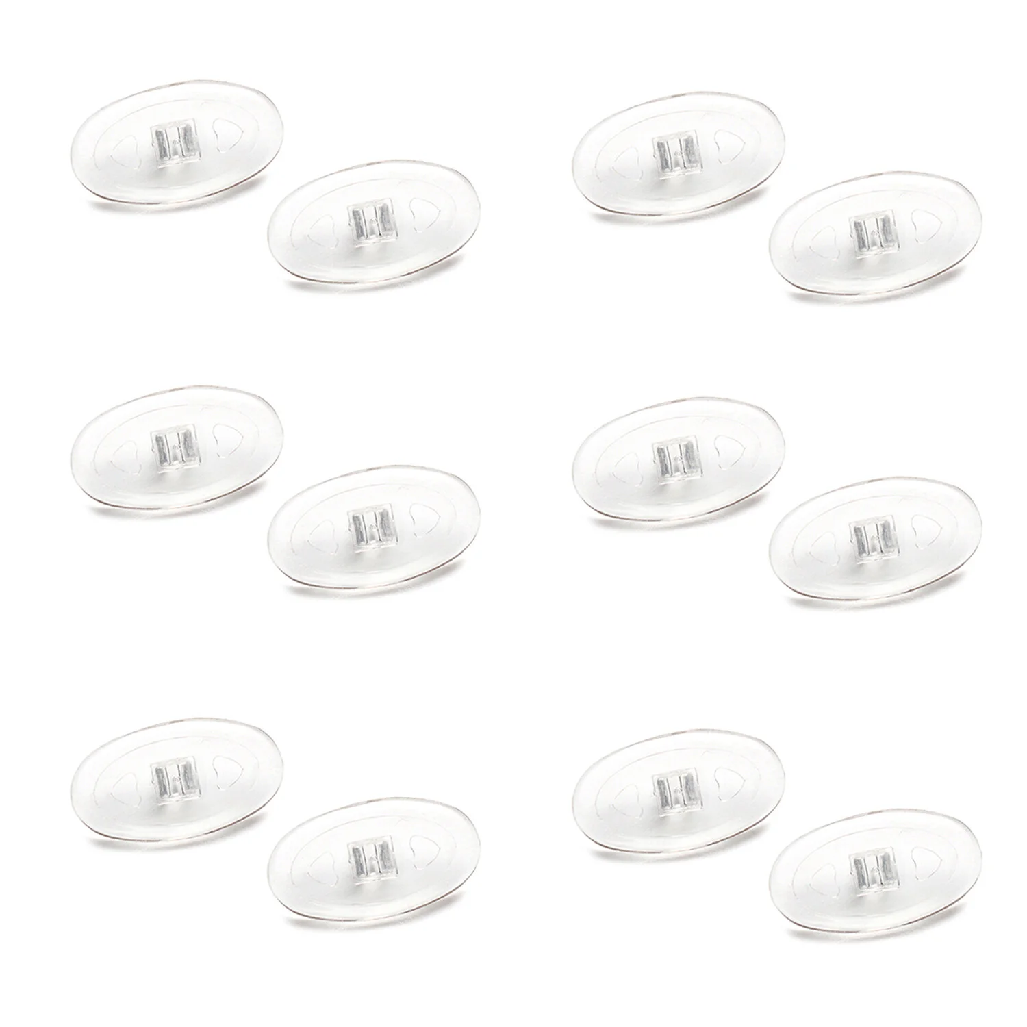 2 Pair Clear Replacement Nose Pads Pieces for-Oakley Gauge 3.1 OX5126 Eyeglasses 4