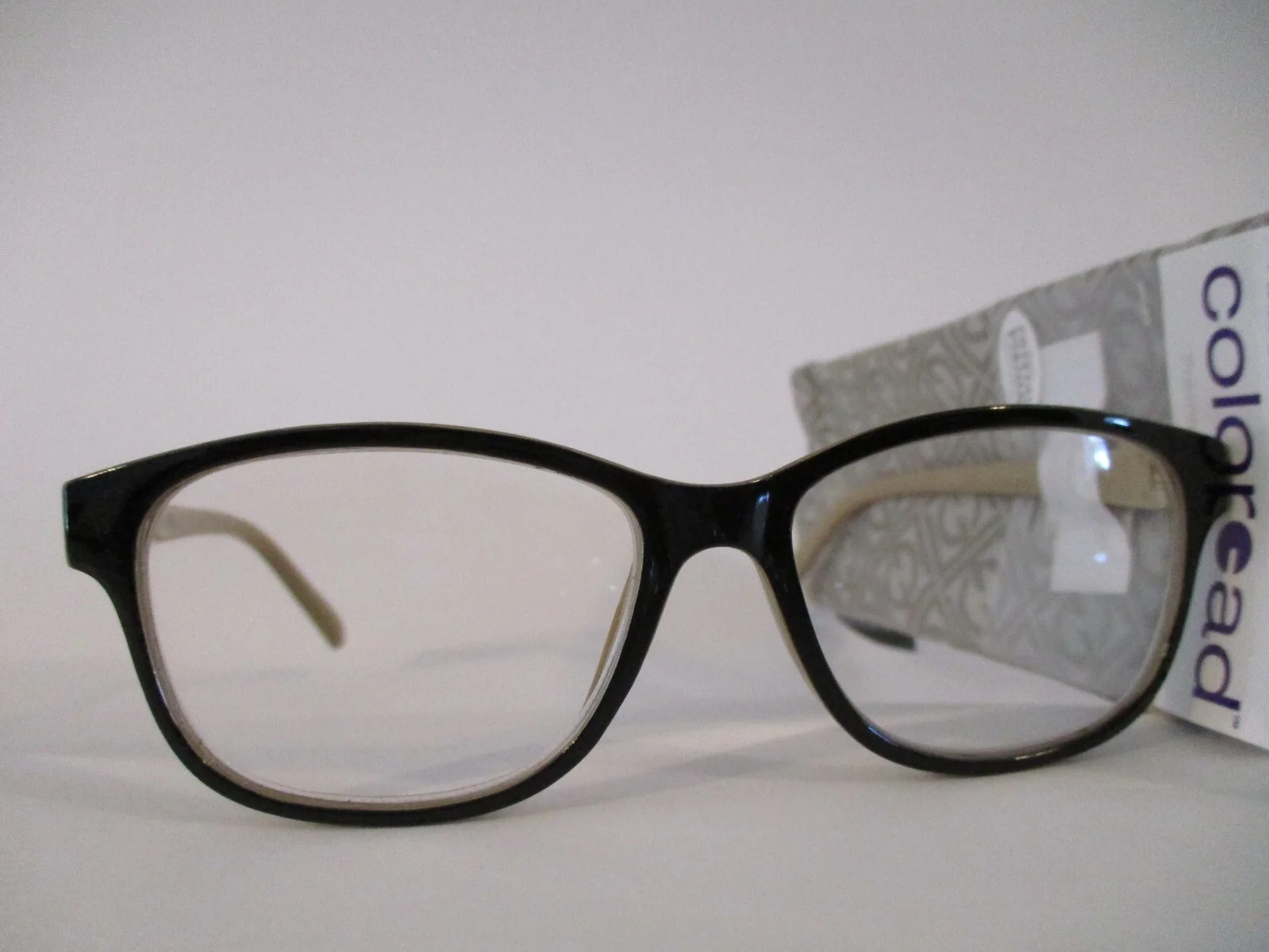 2 Pair Foster Grant Kinsey Black Women Reading Glasses Case 2.50 2.75 3.25 New 3